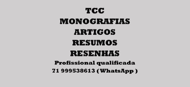 Produção de tcc- artigos- trabalhos variados