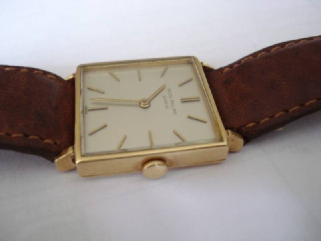 Foto 1 - Relgio  patek philippe ouro amarelo quadrado